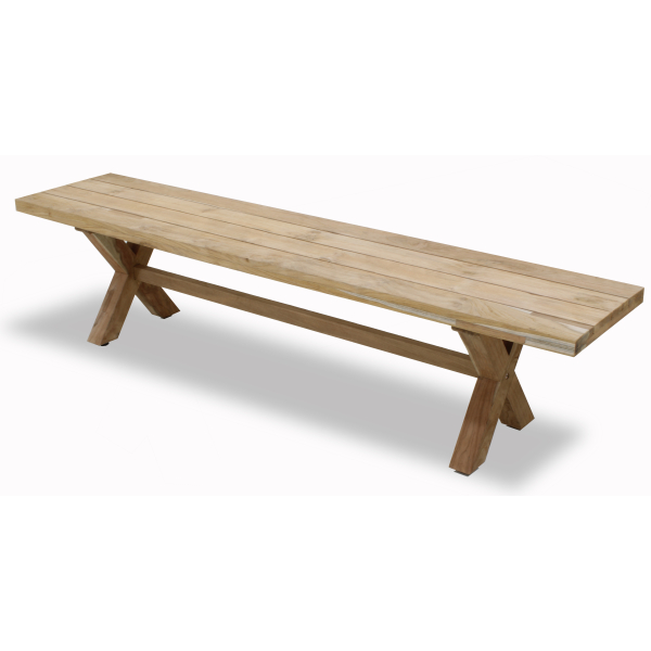 Bima tennis bench 180x38cm 43h TEA FSC RCY