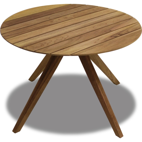 Crystal round sidetable large 60cm 40h TEA FSC STD BRS