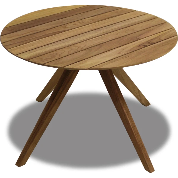 Crystal round sidetable large 60cm 40h TEA FSC STD BRS
